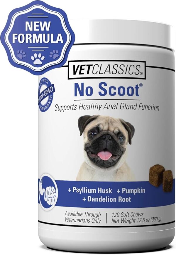 VetClassics No Scoot Dog Supplement – 65 count