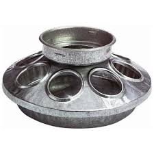 Round 1 Quart Jar Metal Feeder Base